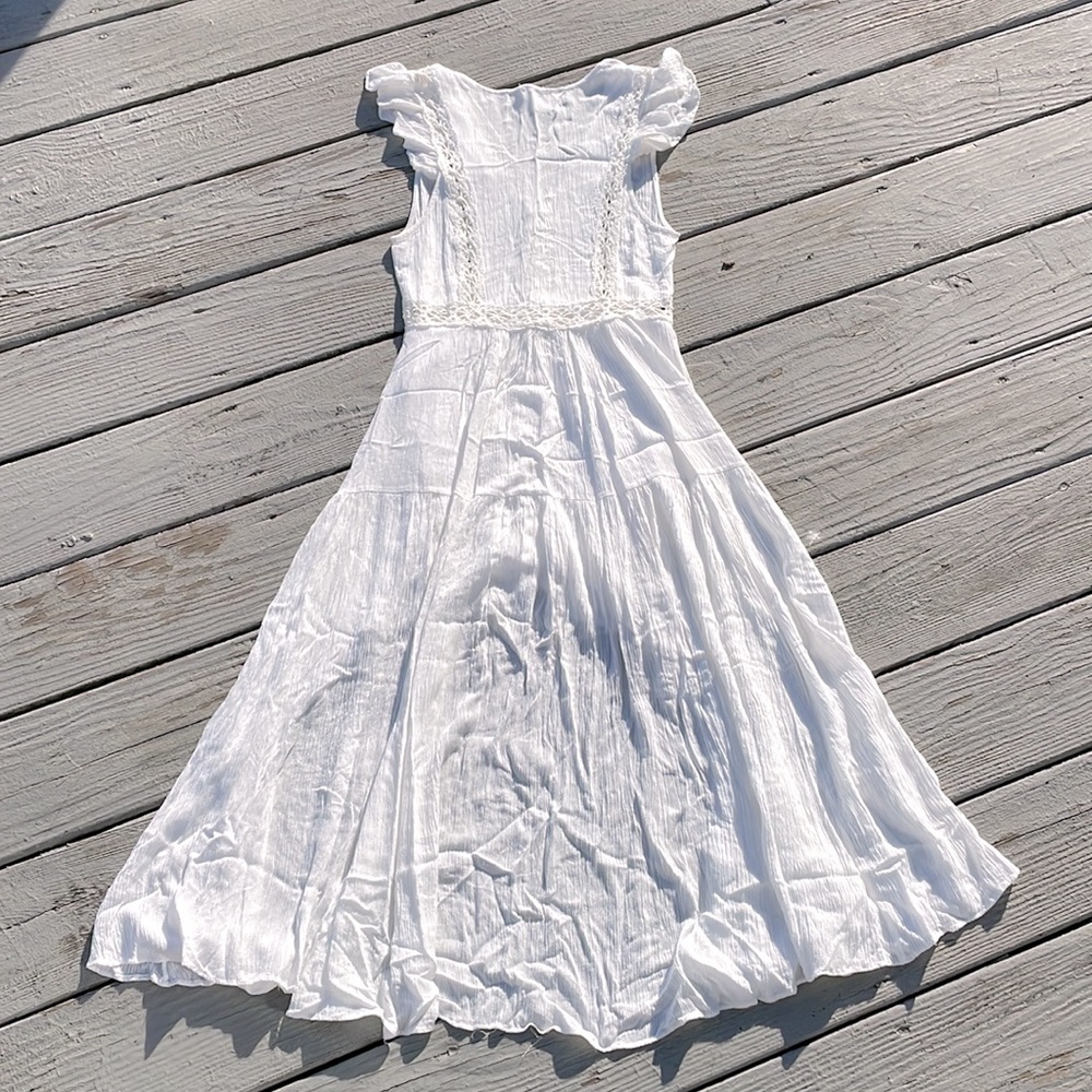 White high low dress - Picture 3 of 4